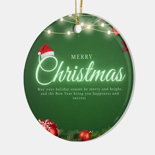 Kerstmis 14 keramisch ornament (Links)