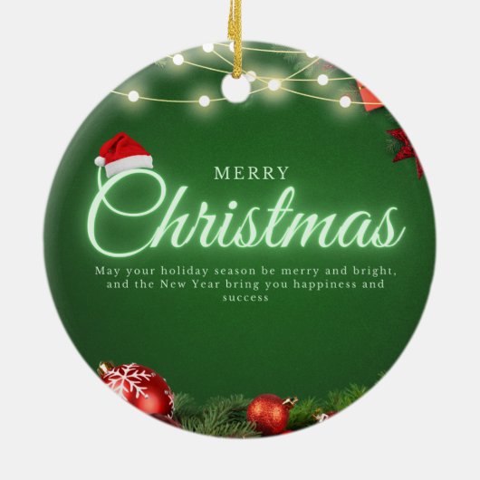 Kerstmis 14 keramisch ornament (Achterkant)