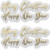 Kerstmis 14 sticker (Voorkant)