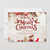 Kerstmis 15 feestdagenkaart (Voorkant)