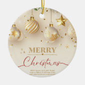 Kerstmis 15 keramisch ornament (Voorkant)