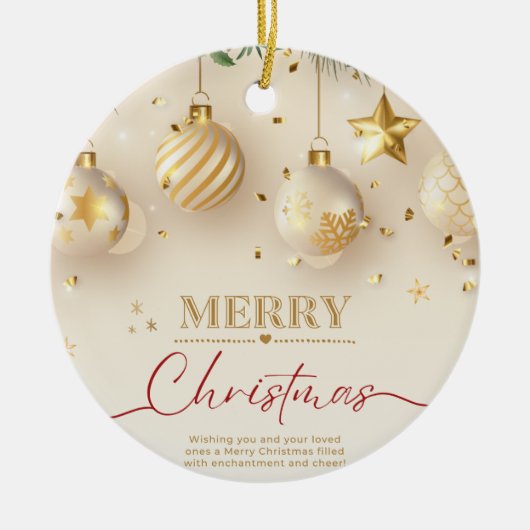 Kerstmis 15 keramisch ornament (Voorkant)