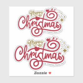Kerstmis 15 sticker