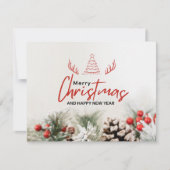 Kerstmis 16 feestdagenkaart (Voorkant)