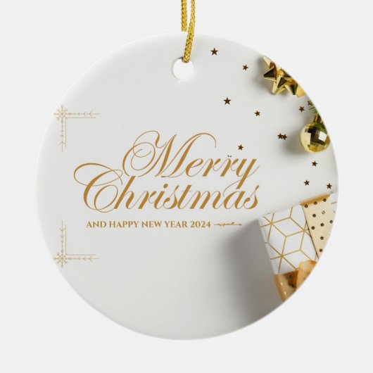 Kerstmis 16 keramisch ornament (Voorkant)