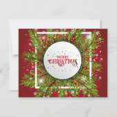 Kerstmis 17 feestdagenkaart (Voorkant)