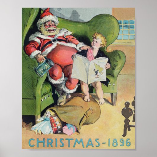Kerstmis 1896 poster (Voorkant)