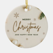 Kerstmis 18 keramisch ornament (Voorkant)