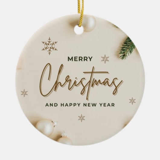 Kerstmis 18 keramisch ornament (Voorkant)