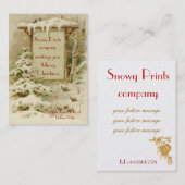  Kerstmis 1902 Visitekaartje (Voorkant / Achterkant)