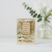  Kerstmis 1902 Visitekaartje (Staand voorkant)