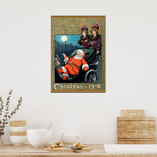 Kerstmis 1904, oude kerstcadeautjes poster (Keuken)