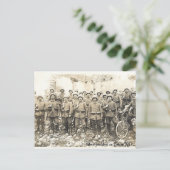 Kerstmis 1917 feestdagenkaart (Staand voorkant)