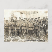 Kerstmis 1917 feestdagenkaart (Voorkant)