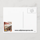 Kerstmis 1947 van de Spoorweg van New Haven Feestdagenkaart (Achterkant)