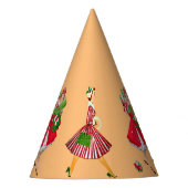 Kerstmis 1950  dames feesthoedjes (Voorkant)