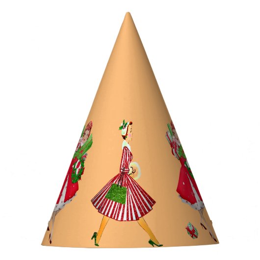 Kerstmis 1950 dames feesthoedjes (Voorkant)