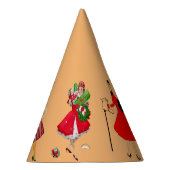 Kerstmis 1950 dames feesthoedjes (Rechts)