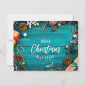 Kerstmis 1 feestdagenkaart (Voorkant)