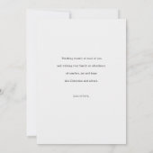 Kerstmis 1 Foto Boog Rustieke kerstboom Feestdagenkaart (Achterkant)