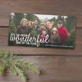 Kerstmis 1 horizontale of panoramische foto - Wond Feestdagenkaart