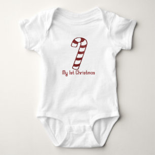 Kerstmis 1: Kandriet 1-kerstklep voor Baby Romper