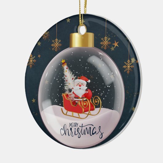 Kerstmis 1 keramisch ornament (Links)