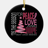 Kerstmis 1 keramisch ornament (Voorkant)