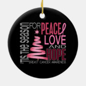 Kerstmis 1 keramisch ornament (Achterkant)