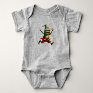 Kerstmis 1 kikker, kikker, Kerstmis, dansende kikk Romper
