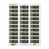 Kerstmis 1: Snowflake 2e Return Address Labels (Full Sheet)