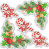 Kerstmis 1 sticker (Voorkant)