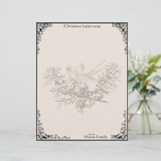  kerstmis 2009 Letterhead (Staand voorkant)