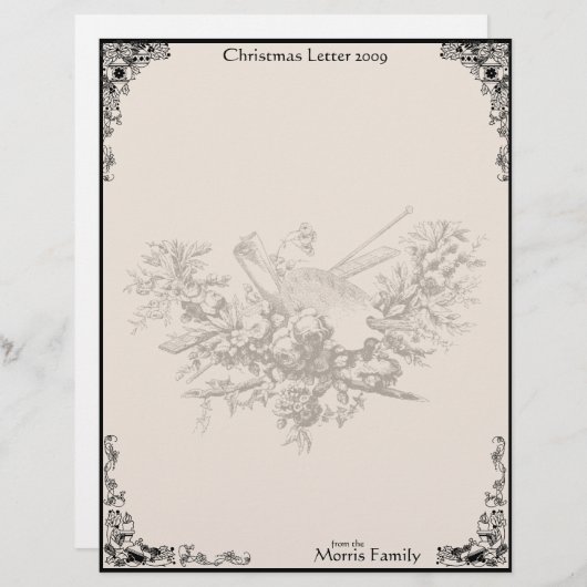  kerstmis 2009 Letterhead (Voorkant / Achterkant)