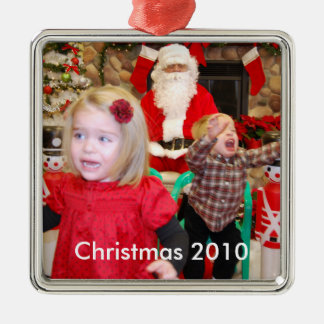 Kerstmis 2010 metalen ornament