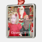 Kerstmis 2010 metalen ornament (Links)