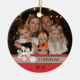 Kerstmis 2011 keramisch ornament