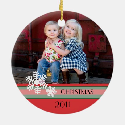 Kerstmis 2011 keramisch ornament (Achterkant)