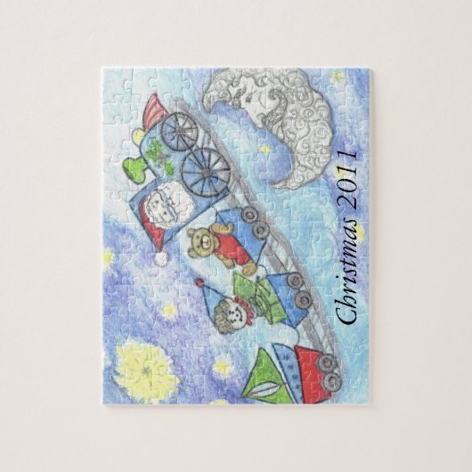 Kerstmis 2011, Midnight Santa Legpuzzel (Verticaal)