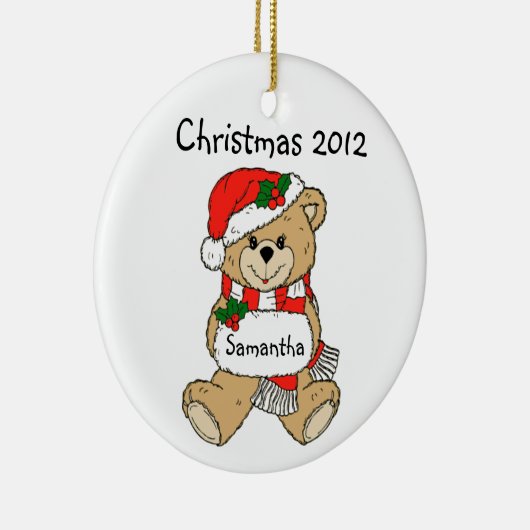 Kerstmis 2012 Ornament met de naam van uw kind (Rechts)