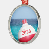 Kerstmis 2012 Vist Bobber-versiering Metalen Ornament (Links)