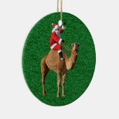 Kerstmis 2013 Hump Day Camel and Santa Keramisch Ornament (Rechts)
