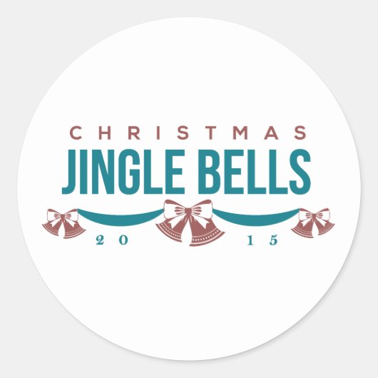 Kerstmis 2015: Stickers van de feestdag in Jingle  (Voorkant)