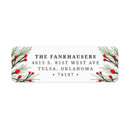 Kerstmis 2016 etiket (Voorkant)