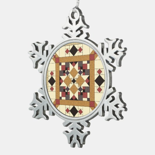 Kerstmis 2016 Modern Welsh Quilts Tree Ornament (Rechts)