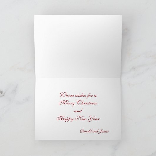 Kerstmis 2017 J & D 2 van Florida Feestdagen Kaart (Binnen)