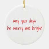 Kerstmis 2018 keramisch ornament (Achterkant)