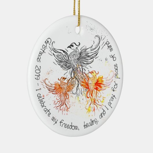 Kerstmis 2019 - 365 - ik ben er goed in - keramisch ornament (Rechts)