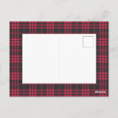 Kerstmis 2020 | Funny Face Maskers & Tartan 4 Foto Briefkaart (Achterkant)