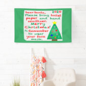 Kerstmis 2020 herdacht spandoek (Insitu)